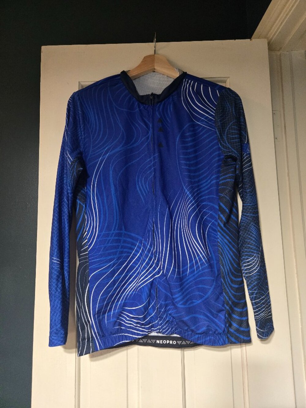 Neopro Blue Long Sleeve Cycling Jersey XL
